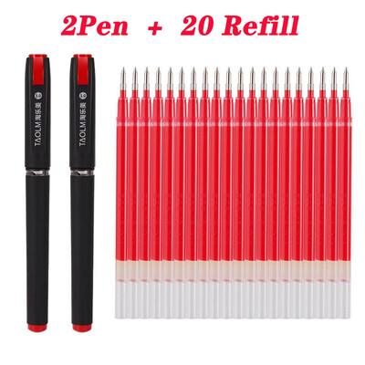 22/12 tk suur must matt varda ots, 0,5 0,7 1,0 mm geelpliiatsid, mis sobivad ideaalselt äriks, kontoriõpilaste allkirjad must sinine punane