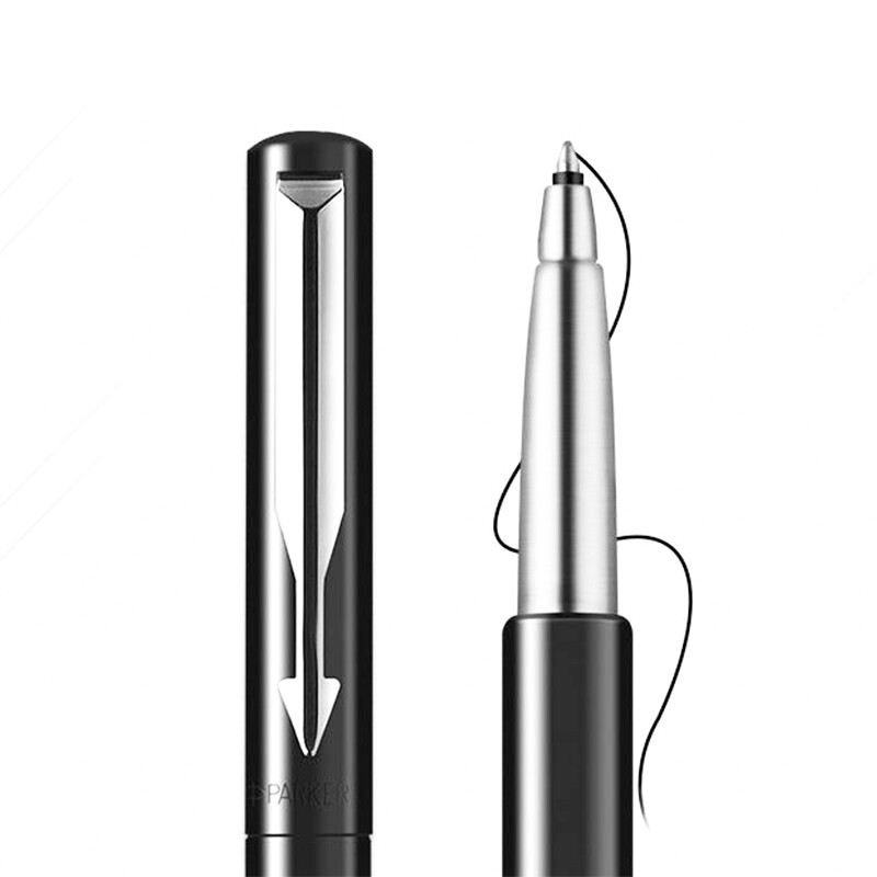 Klassikalise disainiga Parkeri metallist rull-pastapliiats Business Office Signature Rollerball pastapliiatsid Mattmust koolikirjutuspliiats