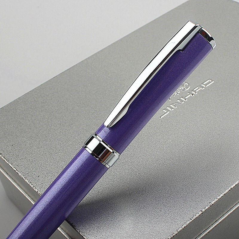 Luksuslik kvaliteet Purple Business office Kooli kontoritarbed 0,7mm Medium Nib pastapliiats Uus