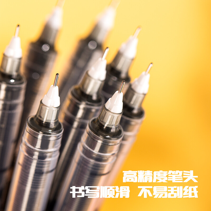 Deli 3 ks Čierna Modrá Červená Atramentová Priamočiara Tekutá Guľôčková Pera Gélové Pero Podpisovacie Pero Školské Študentské Pomôcky Kancelárske Pero