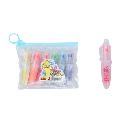 1 tk armas esiletõstja veinipudel, jäätise täitesulepea, armas multifilmi värvi marker pliiats koolikontori kontoritarvete varustus