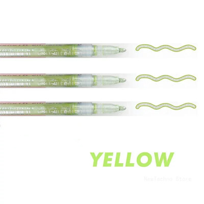 Kahe joonega piirjoonega kunstipliiatsi markerpliiats õpilastele DIY grafiti esiletõstja väljalõigete album Bullet Diary plakat Kaardi joonistus