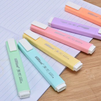 6 Χρώματα Metallic Highlighter Super Flash Fluorescent Pen Metallic Glitter Markers highlighter Note Takeing Journaling Supplies