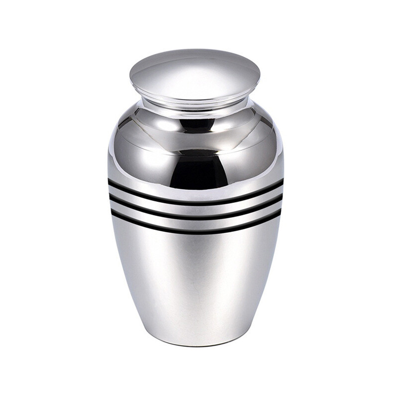 Piiriülene uus kassi koerte memoriaal sulamist tuhaurn, suletud niiskuskindel metallist lemmikloomatuha urnipurk