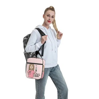 Enfermera En Apuros Doctor Nurse Medical Lunch Bag Women Thermal Cooler Изолирани кутии за обяд за деца Деца в училище