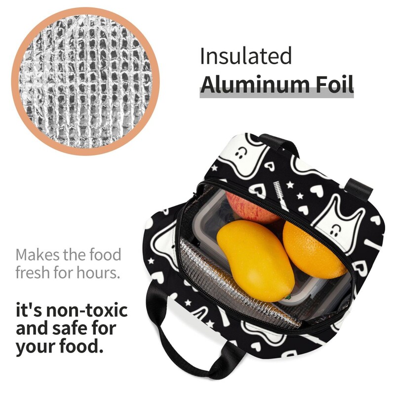 Hambaarsti hammaste taaskasutatavad lõunasöögikarbid naistele Meestele Hambaarsti hammaste jahuti termotoiduga isoleeritud söögikott Lapsed koolilapsed