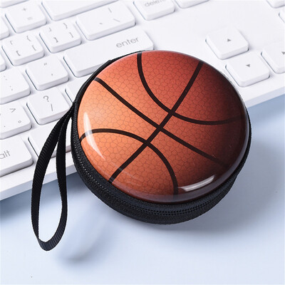 Animacinių filmų rutulio raštų monetų piniginė Vaikams berniukams Mergaitėms ausinių laikymo dėklas Raktų dėžutė Maža dovanų mados keitimo piniginės Mini piniginės