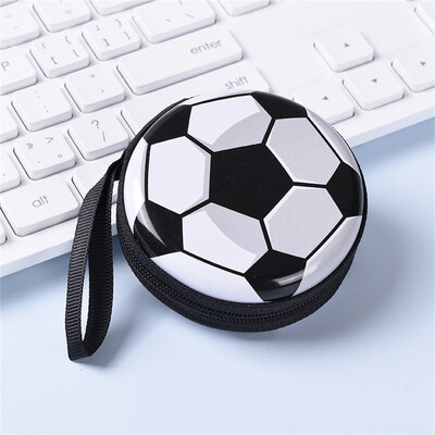 Animacinių filmų rutulio raštų monetų piniginė Vaikams berniukams Mergaitėms ausinių laikymo dėklas Raktų dėžutė Maža dovanų mados keitimo piniginės Mini piniginės