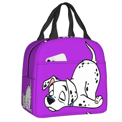 Geantă de prânz Dalmatian Qui Dort, bărbați, femei, cutie de prânz cu izolare termică pentru copii