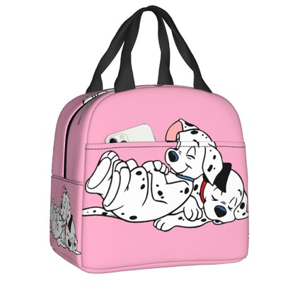 Geantă de prânz Dalmatian Qui Dort, bărbați, femei, cutie de prânz cu izolare termică pentru copii