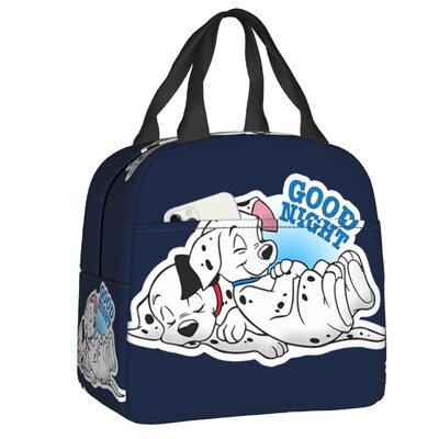 Geantă de prânz Dalmatian Qui Dort, bărbați, femei, cutie de prânz cu izolare termică pentru copii