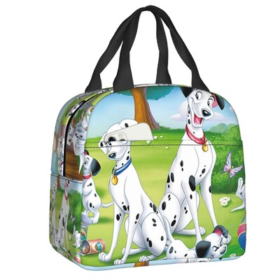 Geantă de prânz Dalmatian Qui Dort, bărbați, femei, cutie de prânz cu izolare termică pentru copii