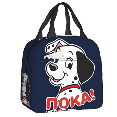 Geantă de prânz Dalmatian Qui Dort, bărbați, femei, cutie de prânz cu izolare termică pentru copii