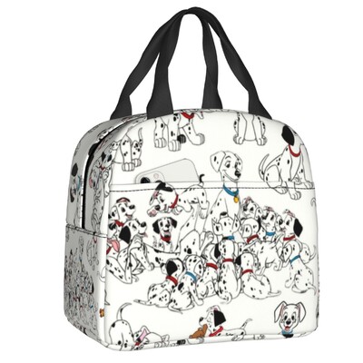 Geantă de prânz Dalmatian Qui Dort, bărbați, femei, cutie de prânz cu izolare termică pentru copii