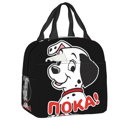 Geantă de prânz Dalmatian Qui Dort, bărbați, femei, cutie de prânz cu izolare termică pentru copii