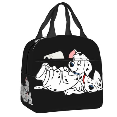 Geantă de prânz Dalmatian Qui Dort, bărbați, femei, cutie de prânz cu izolare termică pentru copii
