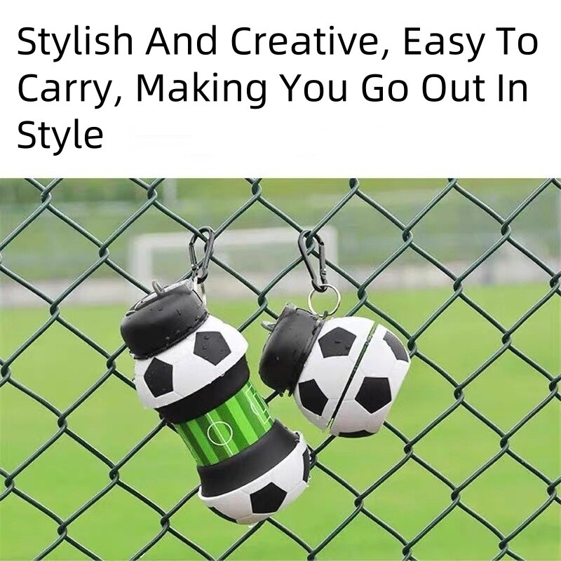 Összehajtható vizespalack kempingpoharak bögre kültéri sport kosárlabda futball tenisz golfiskola szivárgásmentes hordozható gyerek vizes palack