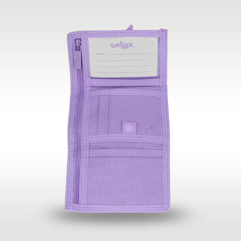 Australija Smiggle Original Vaikiška Piniginė Miela Mergaitė Kortelių Laikiklis Trys Sulankstomi Krepšiai Kawaii Purple Butterfly Unicorn 5 colių