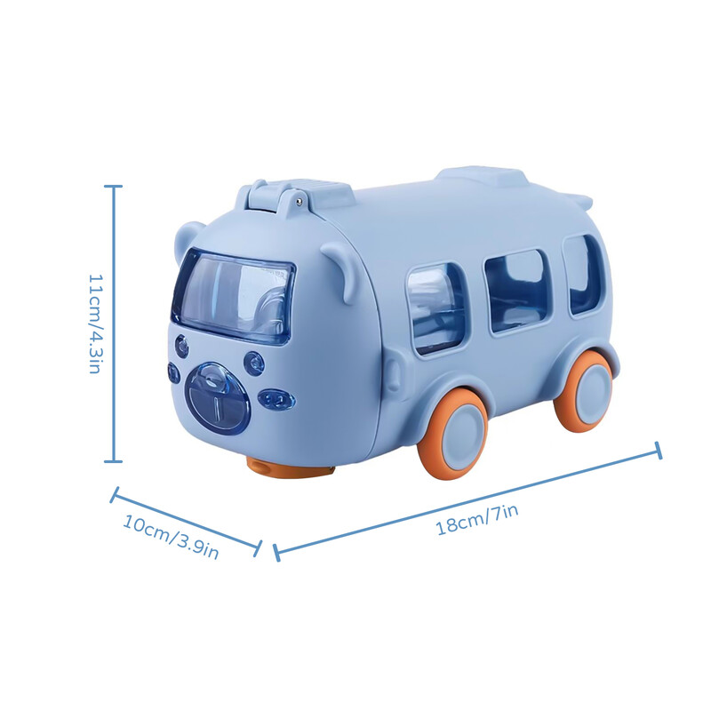 2 in 1 Saab juua ja mängida 500ml suure mahutavusega laste veetass multikas beebibussi kõrretops auto veepudel koolisuvi