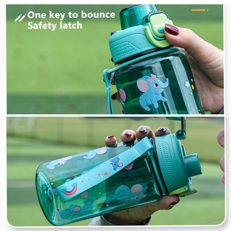 600 ml multifilmi laste veepudel Armsad loomakõrretopsid tüdrukutele joogiveetops kaasaskantav laste veepudel ﻿kooli