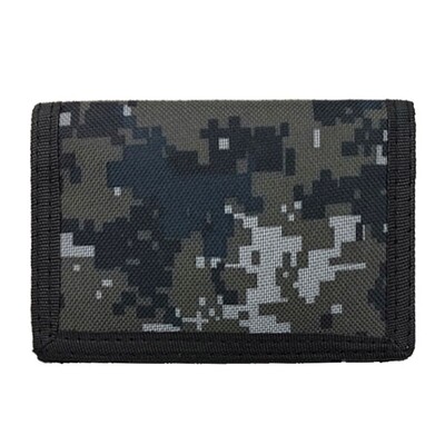 Portofel subțire de camuflaj multifuncțional Cadouri cu fermoar Poșetă de călătorie în aer liber Femei Bărbați Portofel sport clasic trifold