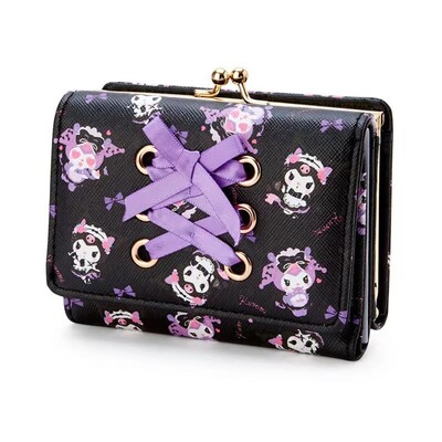 Sanrio Hello Kitty kott Kawaii Cinnamoroll My Melody Kuromi Casual Fashion PU nahast rahakott Armas kokkupandav kerge kaardikott Uus 2024
