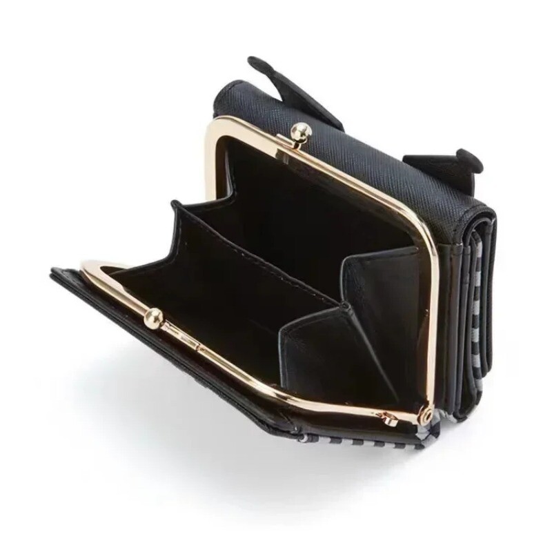 Sanrio Hello Kitty kott Kawaii Cinnamoroll My Melody Kuromi Casual Fashion PU nahast rahakott Armas kokkupandav kerge kaardikott Uus 2024