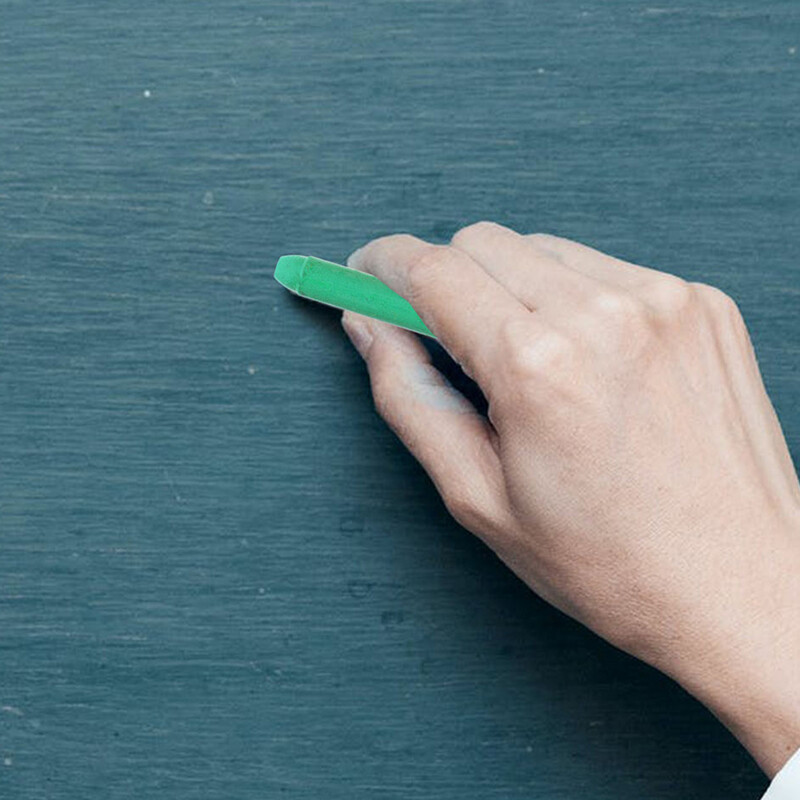 12 vnt. Nedulkėtos kreidos kreidelės mažajam draugui Spalvota lenta vidaus piešimui, kieta