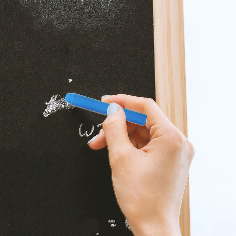 12 vnt. Nedulkėtos kreidos kreidelės mažajam draugui Spalvota lenta vidaus piešimui, kieta