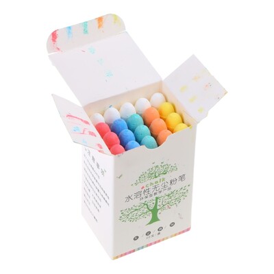 Washable Sidewalk Chalk Jumbos Chalk Outdoor Street Chalk Dust Solid Water Chalk for Blackboards Teacher Children