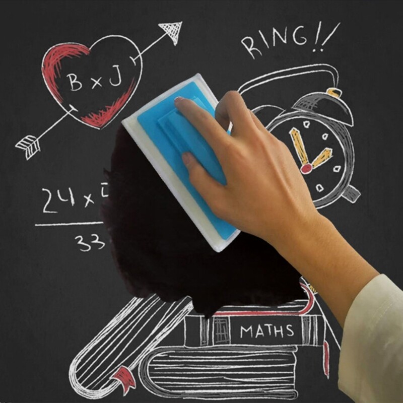 Kreda bez prašine s držačem, nije toksična i može se prati za dječja umjetnička djela na pločama i drugim površinama