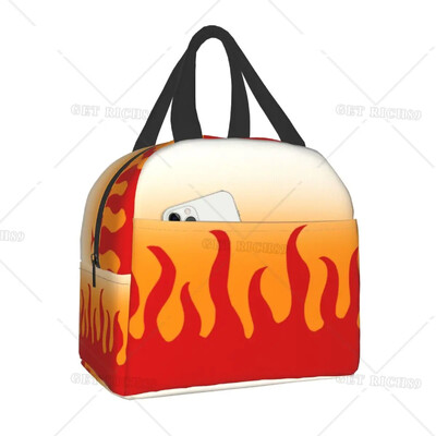 Demon Slayer Insulated Lunch Tote Bag for Women Kimetsu No Yaiba Resuable Cooler Thermal Food Lunch Box Παιδιά Σχολικά Παιδιά