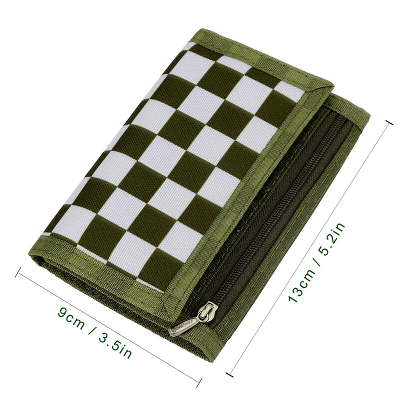 Portofel minimalist în trei pliuri pentru bărbați, portofel pentru copii pentru băieți adolescenți, portofel pentru femei și fete, drăguț