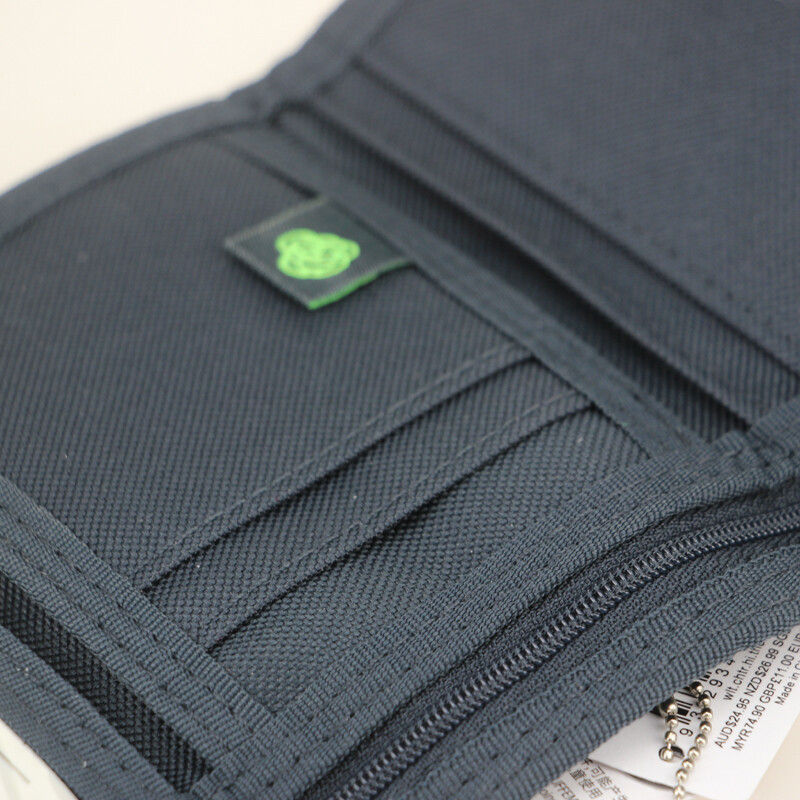 Australia Smiggle Portofel original pentru copii Poșetă pentru băieți, verde rece, cu dragon primitiv, portmoneu, suport pentru carduri pentru copii, genți cu trei ori