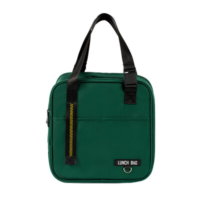 Geantă termică cutie de prânz Geanta de picnic de mare capacitate, cu fermoar, purtător de alimente, geantă de depozitare bento, container pentru femei, genți răcoritoare