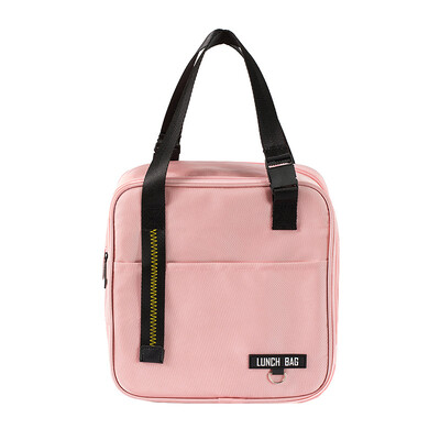 Geantă termică cutie de prânz Geanta de picnic de mare capacitate, cu fermoar, purtător de alimente, geantă de depozitare bento, container pentru femei, genți răcoritoare