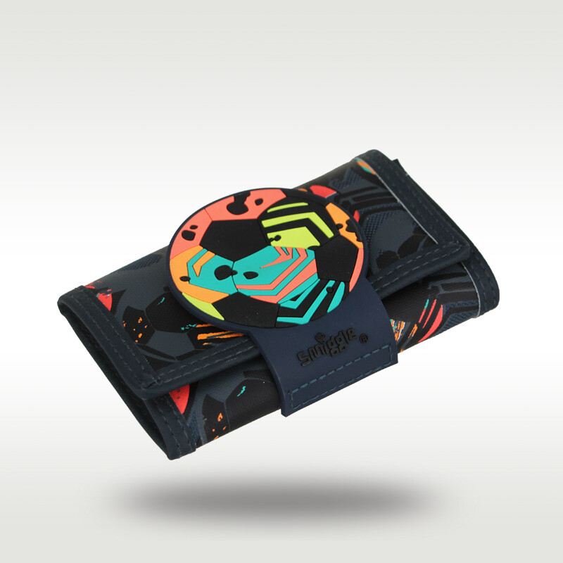 Australia Smiggle Portofel original pentru copii pentru băiat, ediție aniversară, pentru fotbal, cu monede.