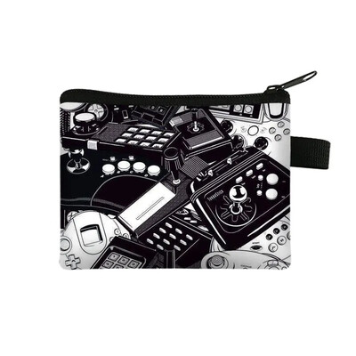 Bezdrôtový ovládač Gamepad, peňaženka na mince, peňaženka pre fanúšikov videohier, držiak na kreditné karty, peňaženka, vrecko na mince, malé vrecko