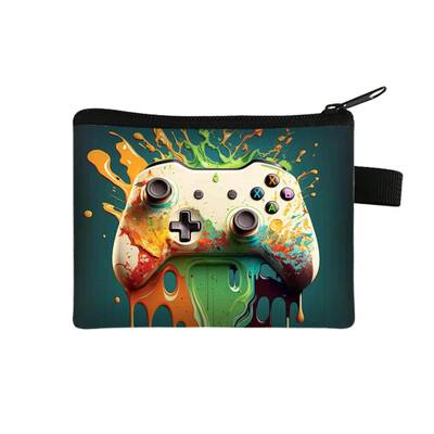 Bezdrôtový ovládač Gamepad, peňaženka na mince, peňaženka pre fanúšikov videohier, držiak na kreditné karty, peňaženka, vrecko na mince, malé vrecko