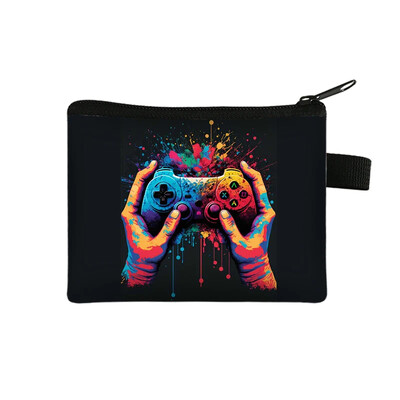 Bezdrôtový ovládač Gamepad, peňaženka na mince, peňaženka pre fanúšikov videohier, držiak na kreditné karty, peňaženka, vrecko na mince, malé vrecko