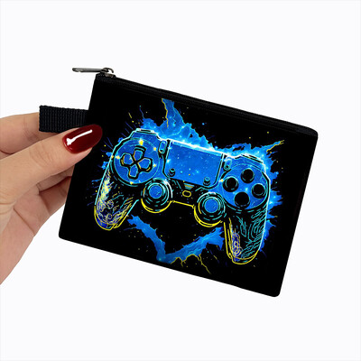 Bezdrôtový ovládač Gamepad, peňaženka na mince, peňaženka pre fanúšikov videohier, držiak na kreditné karty, peňaženka, vrecko na mince, malé vrecko