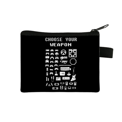 Bezdrôtový ovládač Gamepad, peňaženka na mince, peňaženka pre fanúšikov videohier, držiak na kreditné karty, peňaženka, vrecko na mince, malé vrecko