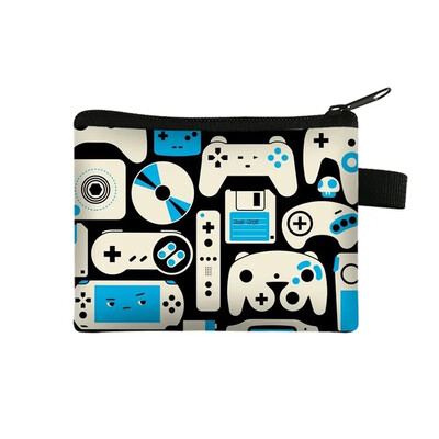 Bezdrôtový ovládač Gamepad, peňaženka na mince, peňaženka pre fanúšikov videohier, držiak na kreditné karty, peňaženka, vrecko na mince, malé vrecko