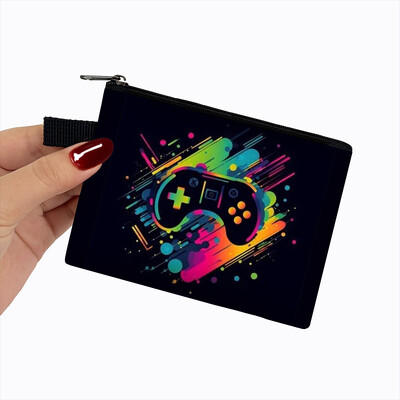 Bezdrôtový ovládač Gamepad, peňaženka na mince, peňaženka pre fanúšikov videohier, držiak na kreditné karty, peňaženka, vrecko na mince, malé vrecko