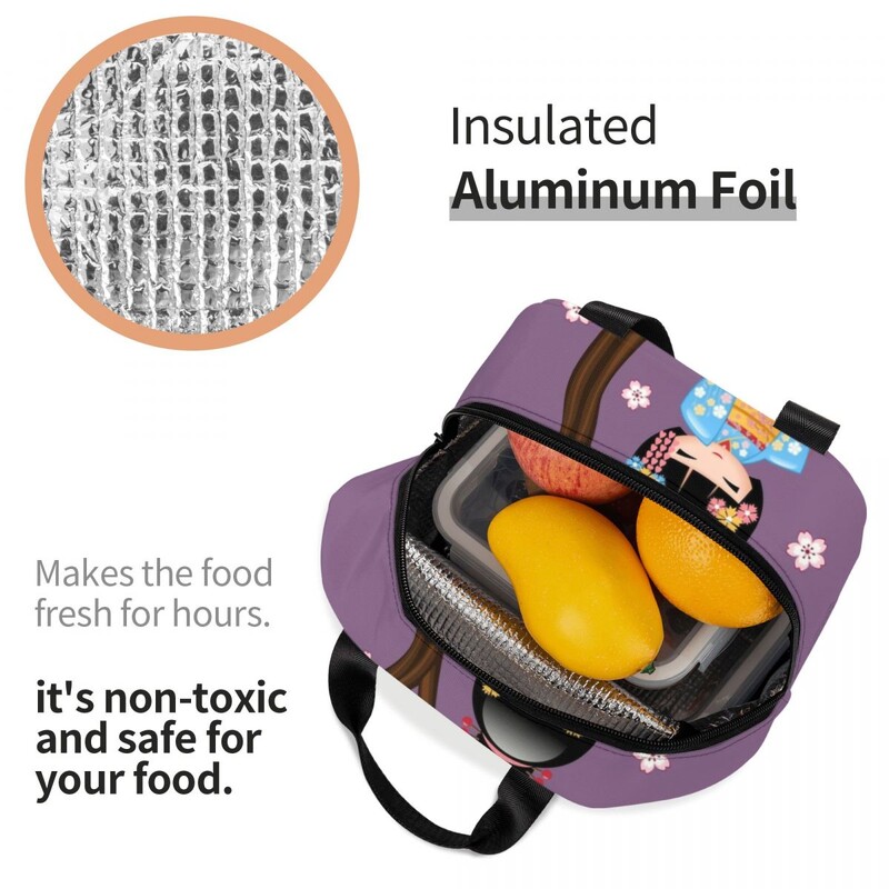 Jaapani Geisha isoleeritud lõunakotid töökoolile Geiko Geigi kaasaskantav termojahuti Bento Box naiste lapsed