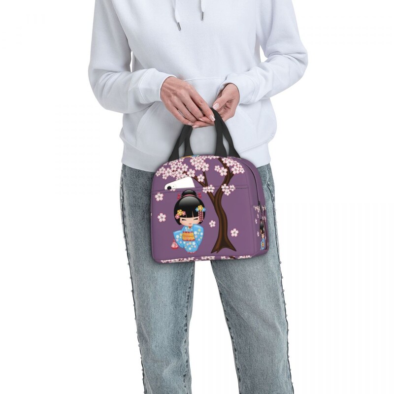 Jaapani Geisha isoleeritud lõunakotid töökoolile Geiko Geigi kaasaskantav termojahuti Bento Box naiste lapsed