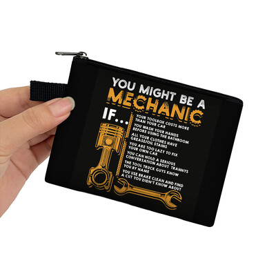 Japonia JDM Racing Car Print Monedă Poșetă Femei Mecanic Motor Turbină Bărbați Bani Monede Genți Căști Suport card de credit Poșete Cadou