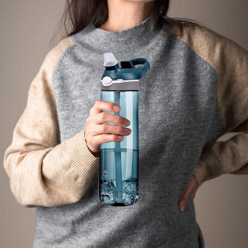 Motiveeriv veepudel, suur korduvkasutatav spordiveepudel Lekkekindel veepudel koos nupuga spordibüroode kooli jaoks