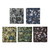 Portofel dublu cu imprimeu Camo pentru bărbați, portofel pentru copii pentru adolescenți