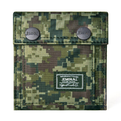 Portofel dublu cu imprimeu Camo pentru bărbați, portofel pentru copii pentru adolescenți